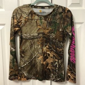 Carhartt Camo Long Sleeve Athletic Tee